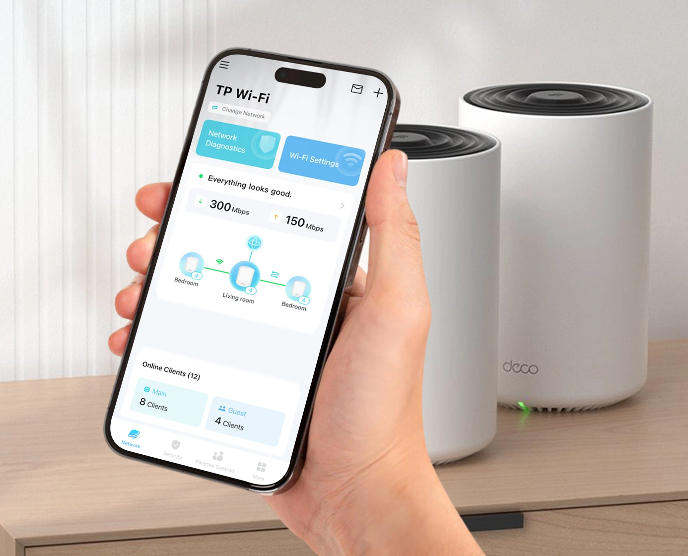 Deco Login using the App