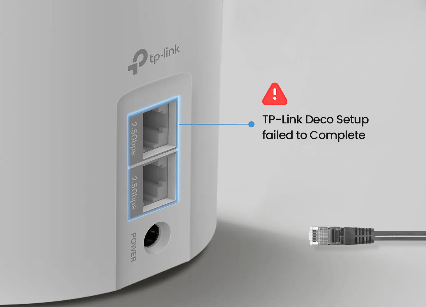 TP-Link Deco Setup failed to Complete